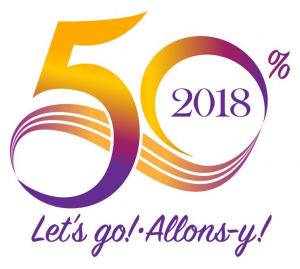 50 in 2018 logo